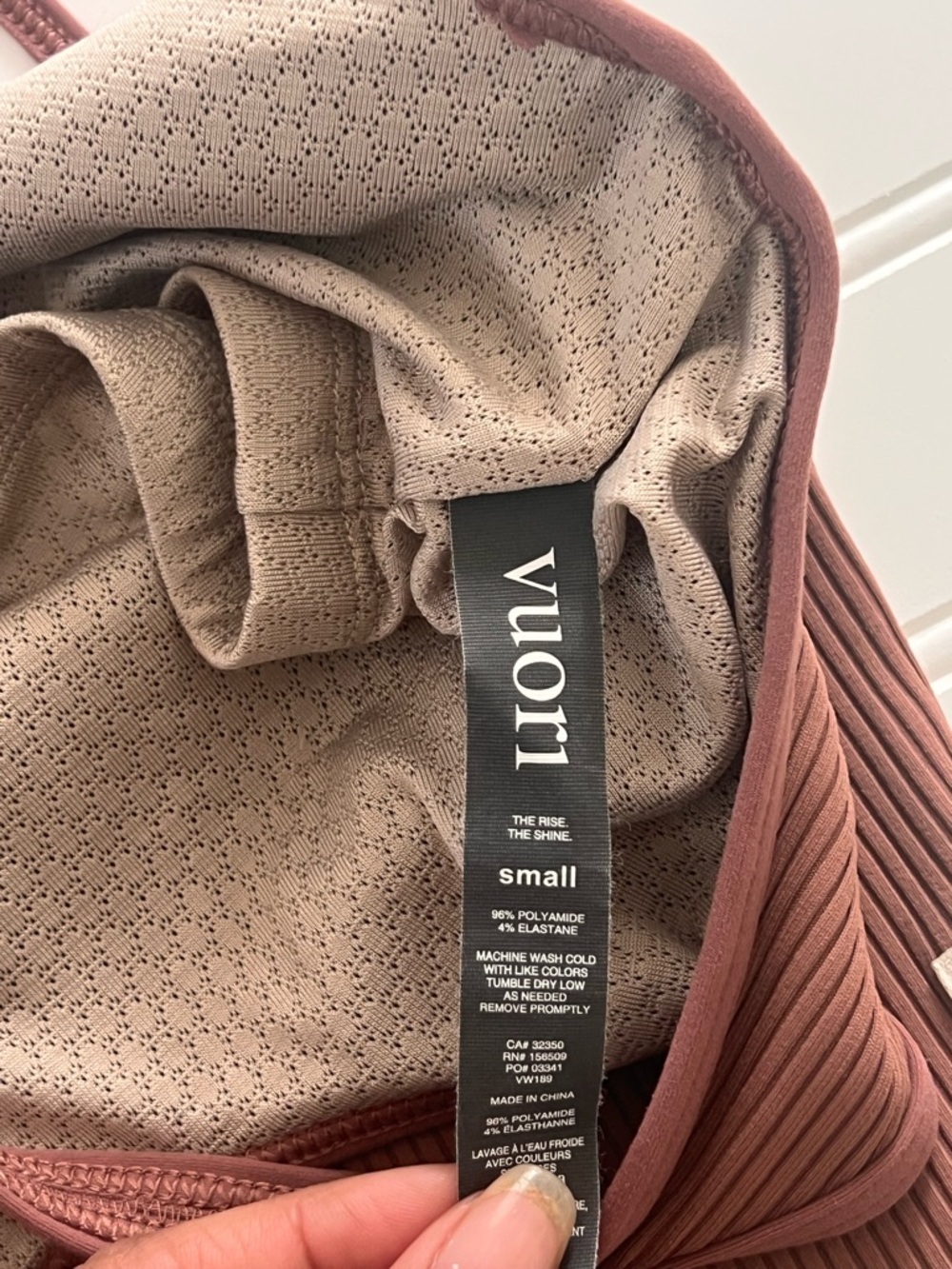 Vuori Rib Crop Tank - Picture 2 of 3